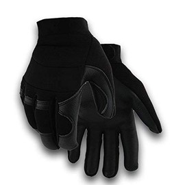 Golden Stag Winter Work Glove -2151HXL X-Large Black Deerskin Leather Winter Warm Gloves for Men, Mechanic Gloves, Ideal for Home Improvement & HVAC Tools