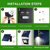 Awanber 2 Pack Solar Wall Mount Lights - Super Bright