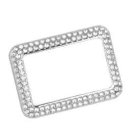 Riloer 1Pc Zinc Alloy Bling Hazard Light Accessories Cover Compatible with Honda Civic 11th Gen 2022-2025