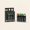Organic Lip Balm Set for Men - 4 Flavors -