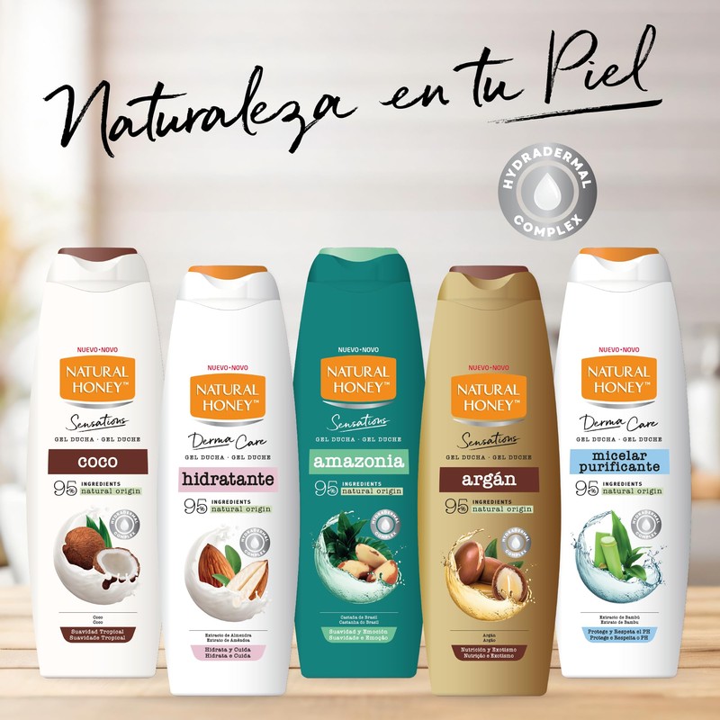 NATURAL HONEY GEL DE BAÑO ELIXIR DE ARGAN 650ML +