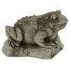 Toad Garden Statues Cement Frog Sculptures Cast Stone Frogs Figurines