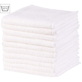 Sichler Beauty Face Wipes: Environmentally Friendly Microfibre Cosmetic Wipes for Face Care, Pack of 10 (Microfibre Cosmetic Wipes, Microfibre Face Cloths, Washcloths)