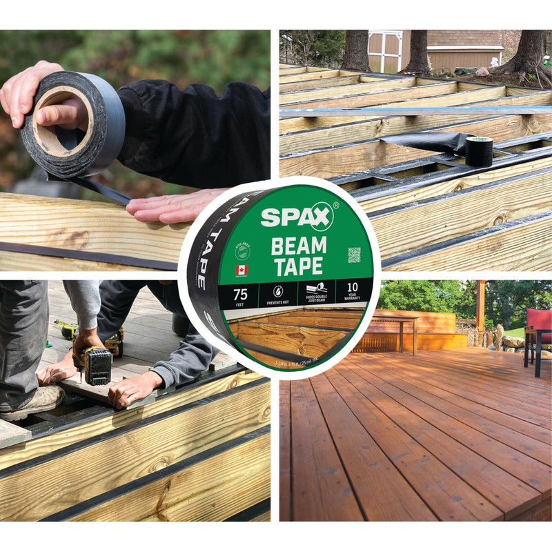 SPAX 3-1/4" x 75' Deck & Flashing Tape – Waterproof
