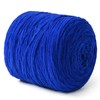 NOTIONSLAND Chunky Chenille Knitting Crochet Yarn (Sapphire Blue, 800g)