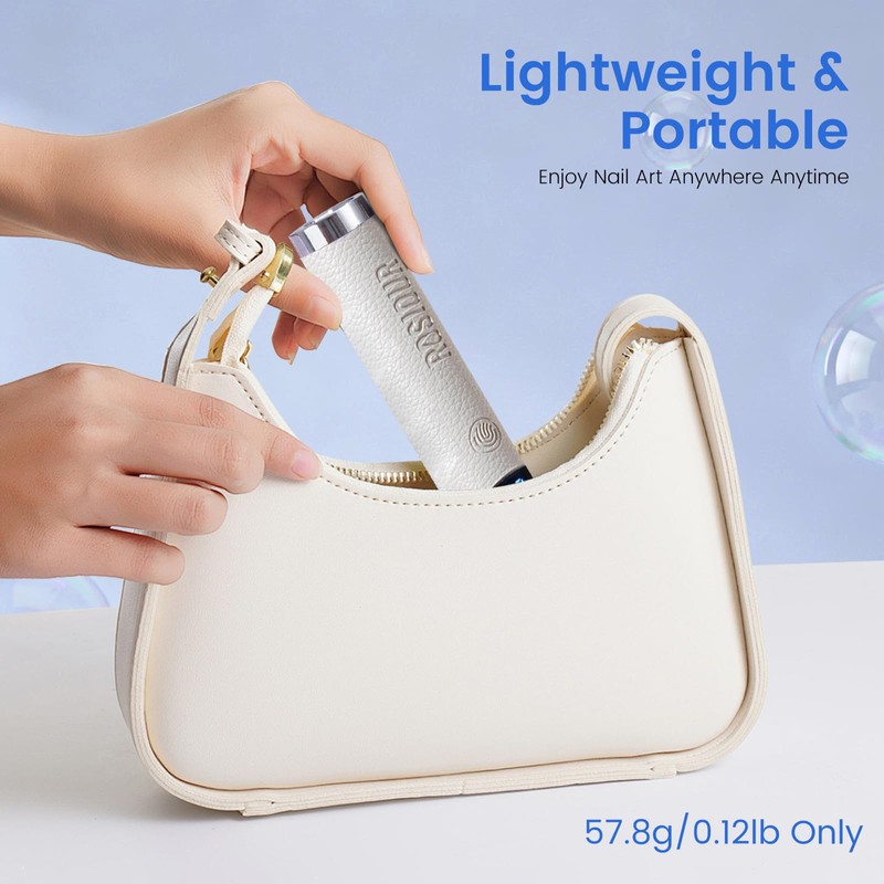 Rosiour Mini UV Lamp for Gel Nails- Rechargeable Handheld Nail