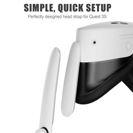 APEXINNO Comfort Head Strap Compatible with Meta Quest 3S,Elite Head Strap Enhanced Support Adjustable,Replacement Oculus Meta Quest 3S Accessories with Comfortable Headpad