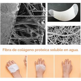 Bluemega Película Soluble de Colágeno Mascarilla para Ojos