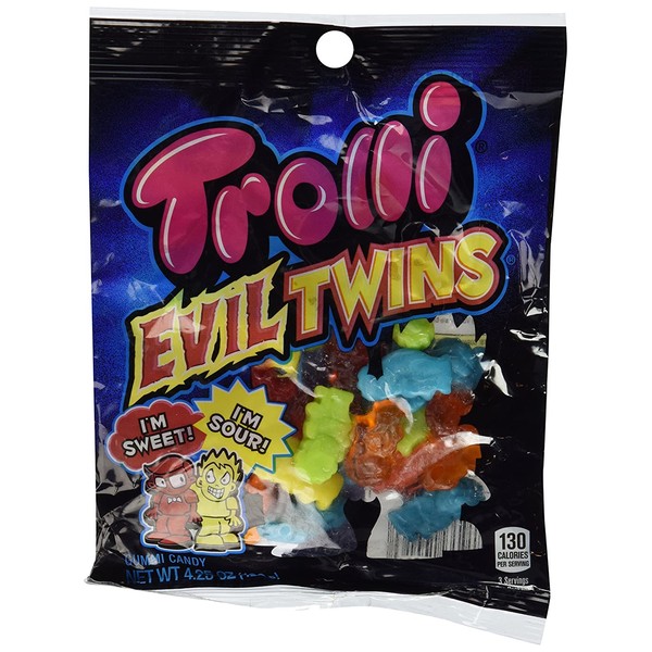 Trolli Evil Twins Gummy Candies 4.25oz Bag