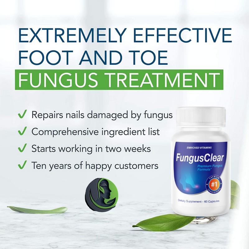 Enriched Vitamins (3 Bottle) Fungus Clear Premuim Probiotic Improves Toe