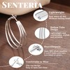Senteria 925 Sterling Silver Hoop Earrings for Women Hypoallergenic Chunky