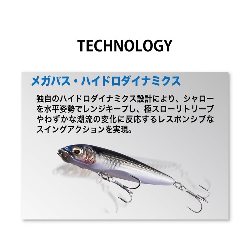 Megabass Homura 86 Throat Chart