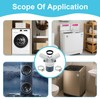 filheraze Washing Machine PP Drain Connection, Dishwasher, Washing Machine, Dryer,
