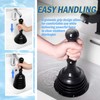 Sink and Drain Plunger for Bathrooms, Kitchens, Sinks, Baths and