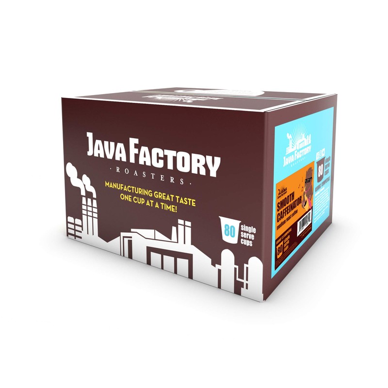 Java Factory Medium Roast Coffee Pods Compatible with K Cup