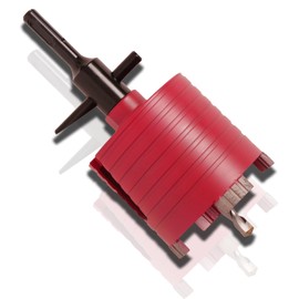 HBKEEN Diamond Can Countersink 72 mm Can Countersink Concrete Core Drill, Laser-Welded Dry Diamond Core Drill, Core Drill for Concrete, Brick, Concrete Block, M16 Threaded Rod, Drilling Depth 70 mm,