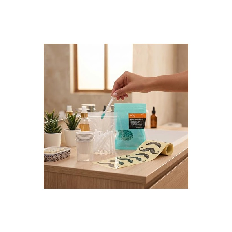 Kit de Cera para Eliminar el Vello de la Nariz,