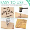 Keadic 500 Pcs Nail Assortment Kit, 4 Sizes, Small Nails,