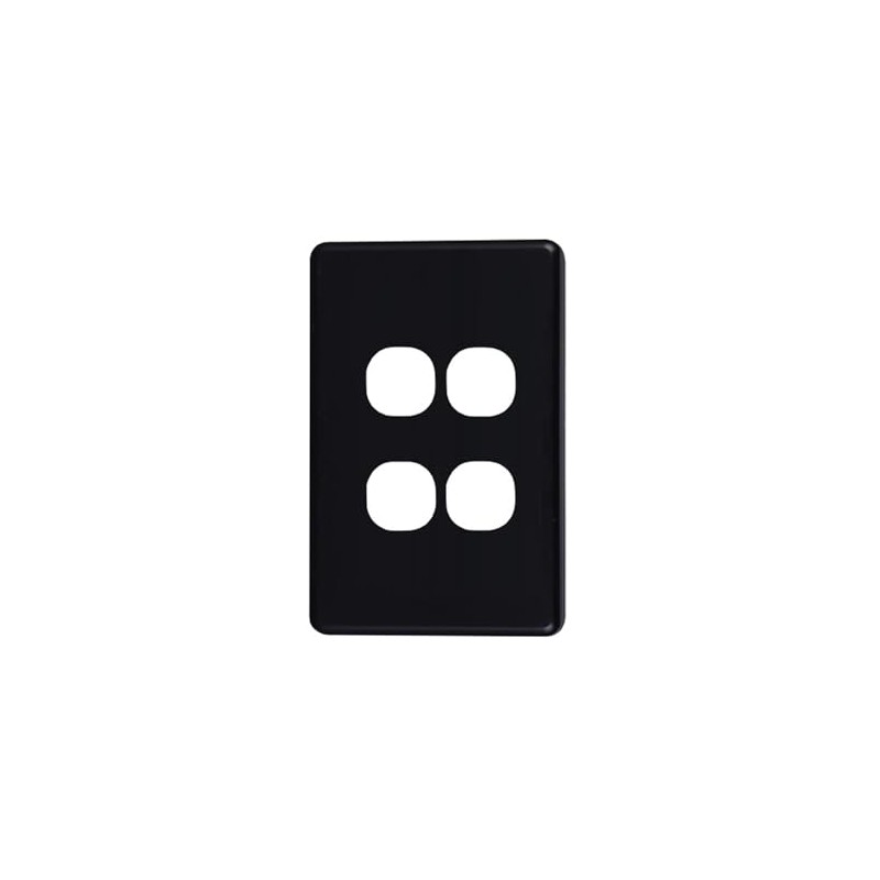 4C | Classic 4 Gang Switch Polycarbonate Cover Plate -