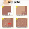 Rubber Wood Graining Tool Handheld Wood Texture Pattern Roller for