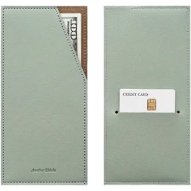 Carrotez - Sobres de piel sintética para dinero en efectivo: sobre de efectivo reutilizable, elegante billetera de presupuesto, soporte para dinero y soporte para recibos, ideal para documentos de