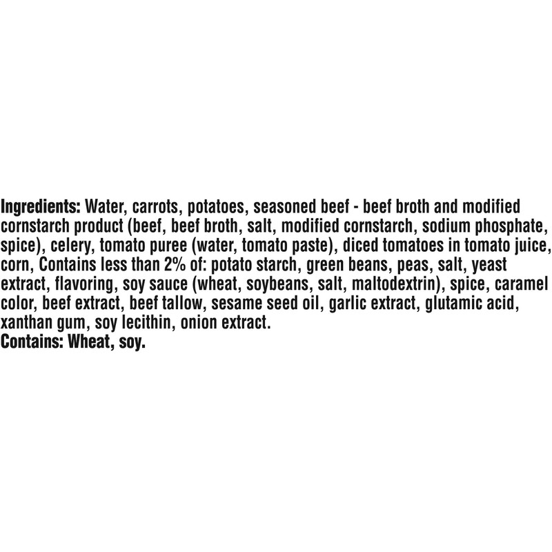 Campbell’s Chunky Soup, Old Fashioned Vegetable Beef Soup, 18.8 Ounce