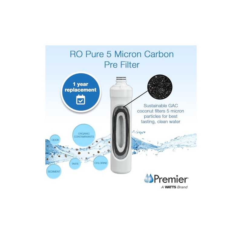 Watts Premier WP105351 RO Pure/Pure Plus Carbon Pre-Filter