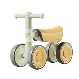 WinHope Baby Balance Bike for 1-3 Year Olds, Silent Wheels,Soft Seat, No Sharp Edges, Toddler Baby Walker for 12-36 Month Boys Girls, Birthday Gifts(Orange)