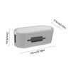 LABRIMP 1pc Stylish Cable Organizer with Detachable Cover Safe Power