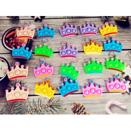 Roaqua 20 Packs Bulk Crown Classroom Students Prize, Mini Holiday Party Favors