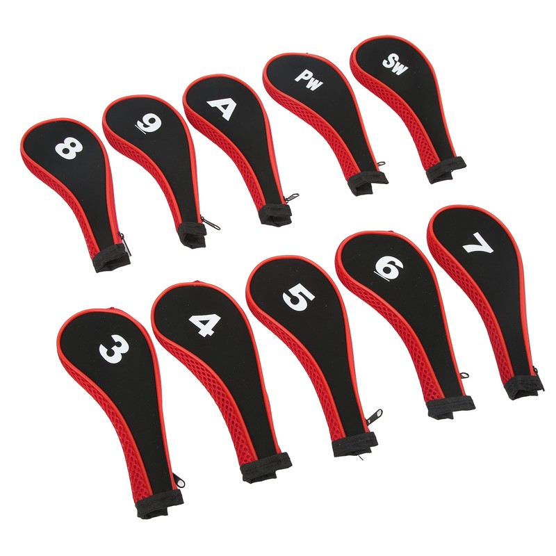 10Pcs Golf Club Head Cover Neoprene Golf Head Cover for
