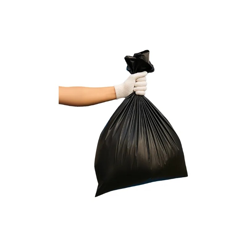 1 Kg Bolsa Negra Para Basura Ecológica 60x90