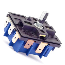 [W10434452 Switch OEM Mania] W10434452 New OEM Produced for Dual Infinite Stove Control Range Switch Replacement Part MDPA-W171-UNM 2118918 PS11754687