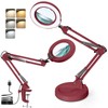 MagnieOpti 10X Magnifying Glass with Light and Stand, Real Glass