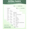 WEMATE Spiral Password Book with Alphabetical Tabs, Small, for Seniors,