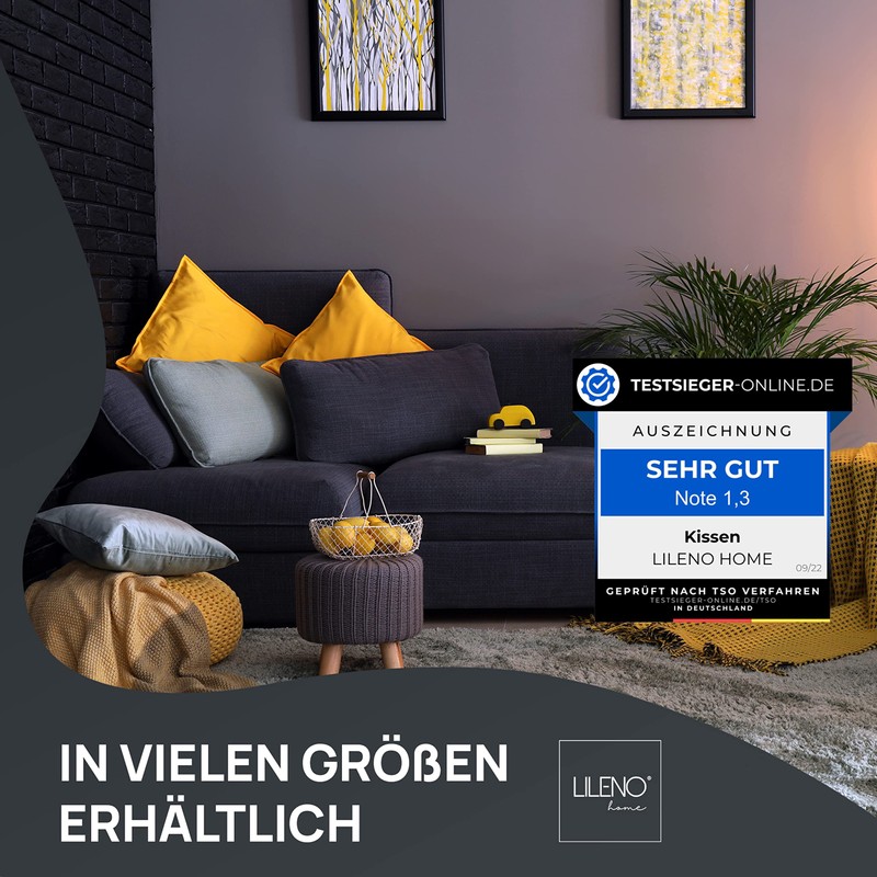 LILENO HOME Pillow 40 x 90 cm [Set of 4]
