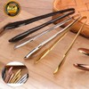 Kitchen Tongs, Non-Slip, Buffet, BBQ Tongs, Cooking, 1 Piece, Gold