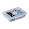 Pyrex Cook & Freeze Rectangular Container Boron 22.5x17.5x6.5cm -1.5l Transparent