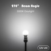 Maelsrlg 12V LED Bulb 6W(50W Equivalent), Daylight 5000K, 12V-24V AC/DC,