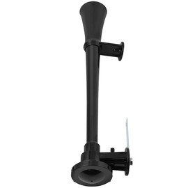 Ineedup Single Trumpet 12V 150dB Electric Truck Train Car Air Horn with Compressor Replacement for Cars Trucks Trains Boats RVs Black