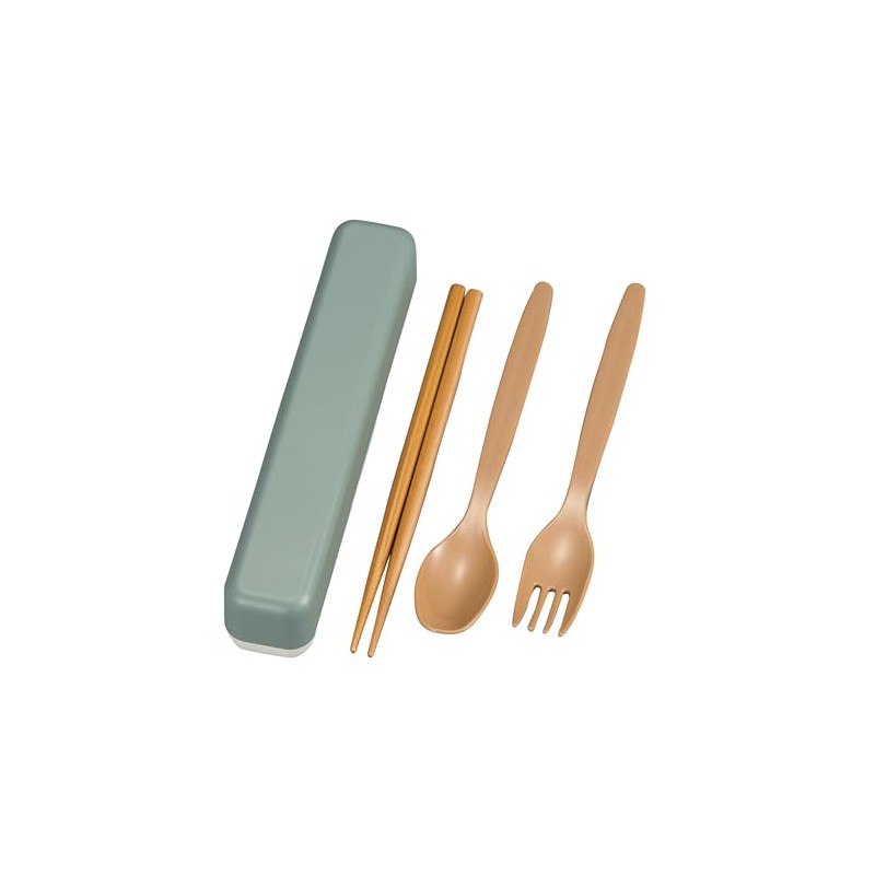 HAKOYA Premium Quick Washable Lunch Box Slim Trio Set, Khaki