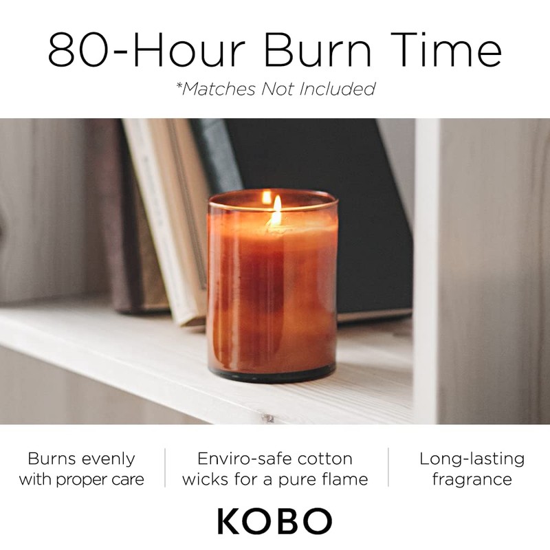 KOBO Bourbon 1792 Scented Candle (15 oz) | 100% Pure