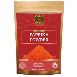 Spice Magic Sweet Paprika Powder 8 oz | Premium Spanish-Style Paprika | Mild, Sweet & Vibrant Red Color | Perfect for BBQ, Chicken, Vegetables, Soups & Sauces