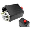 Air Compressor Pressure Switch 1/4" BSP 4 Port Manifold with