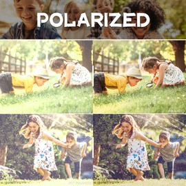 Polarized Aviator Kids Sunglasses for Girls Boys with Metal Frame Toddler Children Sunglasses De Sol Gafas Ages 2-8 UV400 7007 Gold Frame/G15 Lens