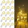 15 Pack Fairy Lights Battery Operated, 6.6ft 20 LED Mason