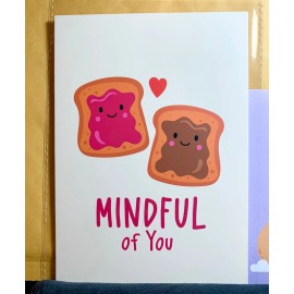 Decorably Thinking of You Encouragement Card Peanut Butter and Jelly Friends Peace Joy