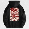 Graffiti "Turn Pain Into Power" Graphic Hoodie 100% Cotton US