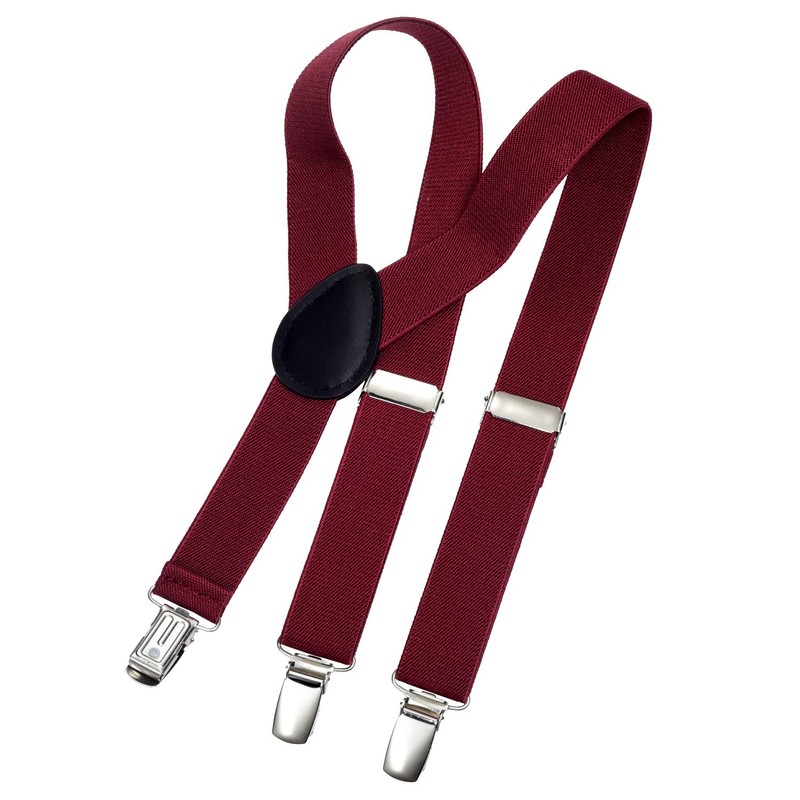 DonDon Boys' Braces Bow Tie Set Elastic and Adjustable Length