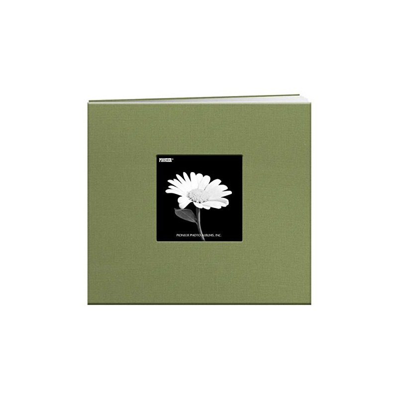 Pioneer 8 x 8-inch Book Cloth Cover Post Bound Album,